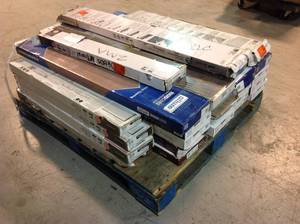Lot of 25 Boxes of Vinyl Plank Flooring Various Models and Conhditions See Pictures