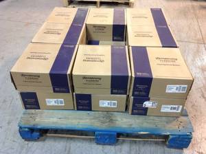 Lot of Armstrong Imperial Texture VCT 12 in. x 12 in. Blue Gray Standard Excelon Commercial Vinyl Tile (45 sq. ft.  case) Customer Returns See Pictures