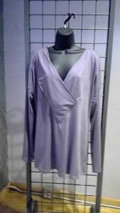 lot 109 image: Gray wrap neck size small