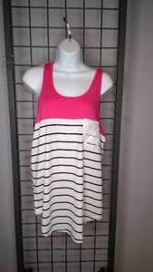 lot 376 image: Tank top pink stripe  XL