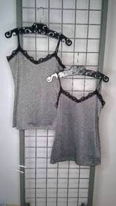 lot 384 image: 2- Tanks tops (sparkly) medium