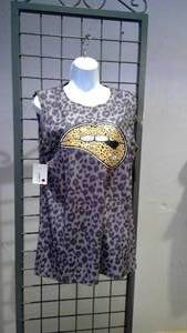 lot 184 image: Tank top Kiss leopard print size L