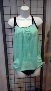 lot 485 image: Tankini white black size L