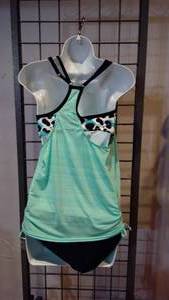 lot 487 image: Tankini white black size 2XL
