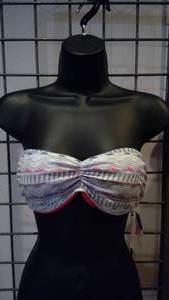 lot 501 image: Bikini top redwhiteblue size M