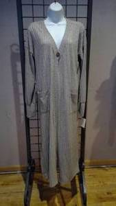 lot 155 image: Cardigan maxi gray size medium