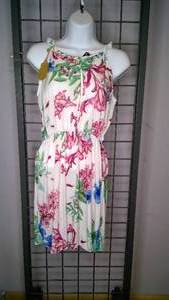 lot 368 image: Floral halter top dress size smallmedium