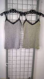 lot 380 image: 2- Tanks tops (sparkly) small