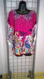 lot 329 image: Shirt Magenta off shoulder size XL