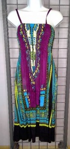 lot 366 image: Sundress paisley purple size LargeXL