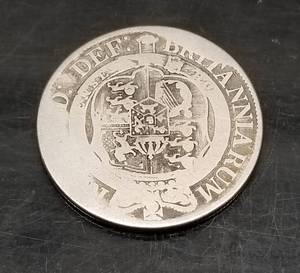 1819 KING GEORGE III HALF CROWN 92.5% SILVER 13.3 grams
