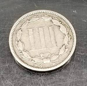 1874 US THREE CENT PIECE (NICKEL VARIETY)