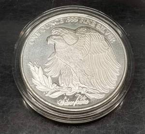1 TROY OZ .999 FINE SILVER SAINT GAUDENS DESIGN IN AIRTITE