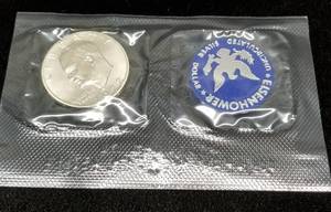 1972 US 40% SILVER EISENHOWER DOLLAR ORIGINAL BLUE PACK