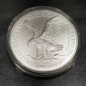 2022 AMERICAN SILVER EAGLE 1 TROY OZ .999 FINE SILVER IN AIRTITE