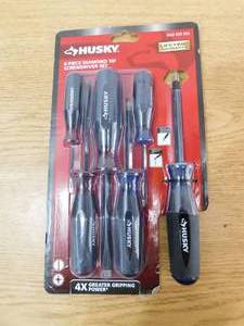 lot 75 image: Husky Diamond Tip Magnetic Screwdriver Set (6-Piece)