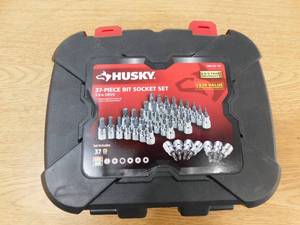 lot 81 image: Husky 38 in. Drive Master Bit Socket Set (37-Piece)