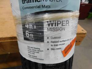 lot 18 image: Top Rated TrafficMaster Black 24 in. x 36 in. Recycled Rubber Commercial Door Mat