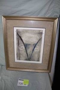 lot 320 image: Contemporary Art circa 1991 #1550 Signed Print in a FrameDouble Matte