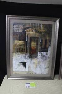 lot 346 image: Contemporary Art by Scott Hile of Arizona Signed Original Artwork in a FrameSingle Matte