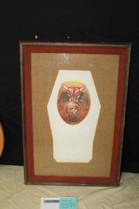 lot 415 image: The Offering by Suchi circa 1978 #31100 Signed Print in a FrameSingle Matte