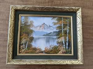lot 61 image: Framed Original Landscape Painting - Artist Unknown