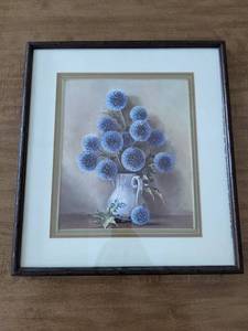 lot 56 image: Framed Floral Wall Art