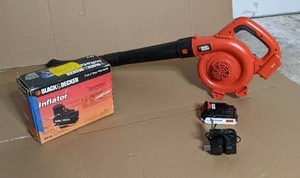lot 75 image: Black and Decker Leaf Blower and Tire Inflator