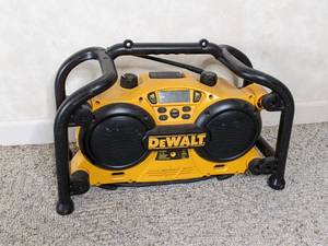 lot 57 image: DeWalt Work Site Radio and Charger