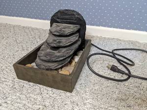 lot 109 image: Small Indoor Zen Water Fountain