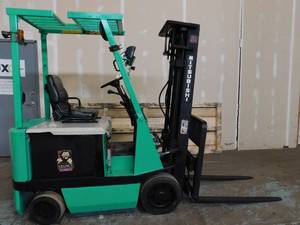 3000lb Mitsubishi FBC15 Electric Forklift