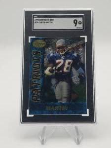 Curtis Martin 1995 Bowmans Best #74 SGC 9