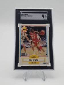 Akeem Olajuwon 1990 Fleer #73 SGC 9