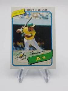 Rickey Henderson RC 1980 Topps #482