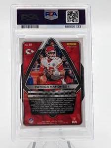 2020 Patrick Mahomes Spectra Silver PSA 9 (MINT)