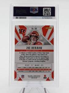 2020 Joe Burrow Phoenix Fire Burst SSP RC PSA 10 (Gem Mint)