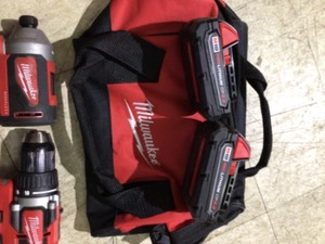 Milwaukee M18 18-Volt Lithium-Ion Brushless Cordless Compact DrillImpact Combo Kit (2-Tool) W (2) 2.0Ah Batteries, Charger & Bag
