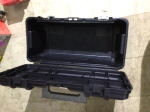 Husky 26 in. Plastic Portable Tool Box with Metal Latches in Black