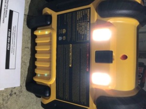 DEWALT 1600 Peak Amp Portable Car Jump Starter with 120 PSI Digital Air Compressor and 500-Watt Inverter