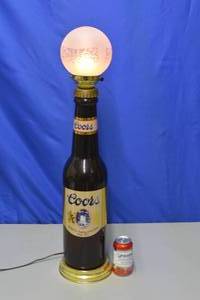 Oversized Coors Bottle Lamp