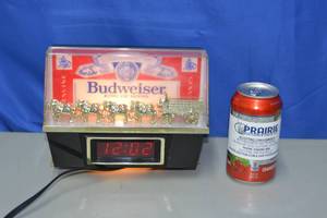 Budweiser Clydesdales Electric Light up clock