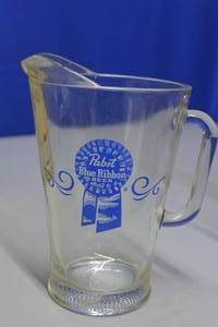 1 sided logo Pabst Blue Ribbon Picher