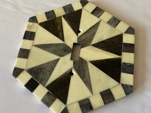 lot 23 image: Mackenzie Childs Wall Switch Plate