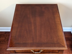 lot 37 image: Wooden Accent Table by Hickory