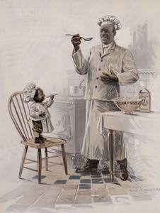 lot 41 image: Framed Cream of Wheat Print by Edward Brewer