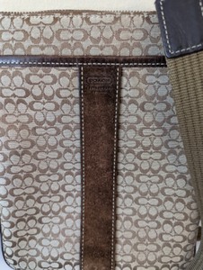 lot 79A image: Coach Brown Monogram Crossbody