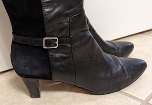 lot 81 image: Cole Haan Leather and Suede Calf Boots