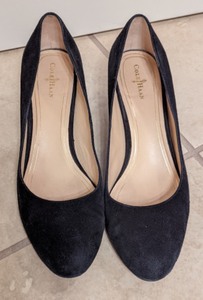 lot 98 image: Cole Haan Black Suede Pumps