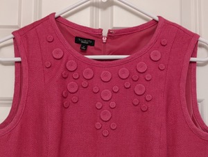 lot 121 image: Talbots Linen Blend Pink Dress