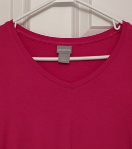 lot 127 image: Chicos Hot Pink Blouse
